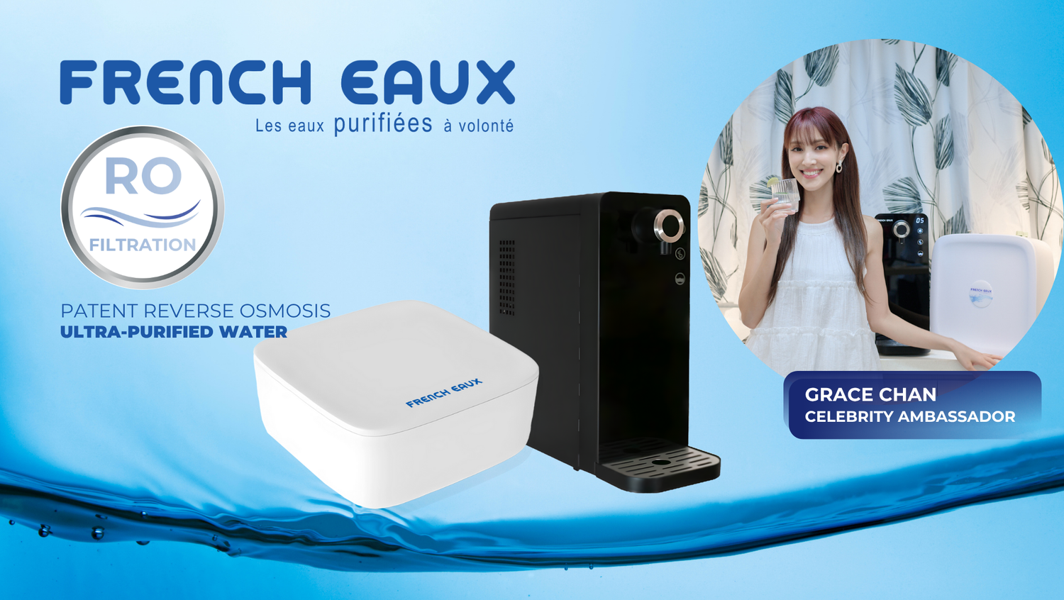 Grace Chan Champions Healthy Livingwith French Eaux Flask Bottles & Water Filters