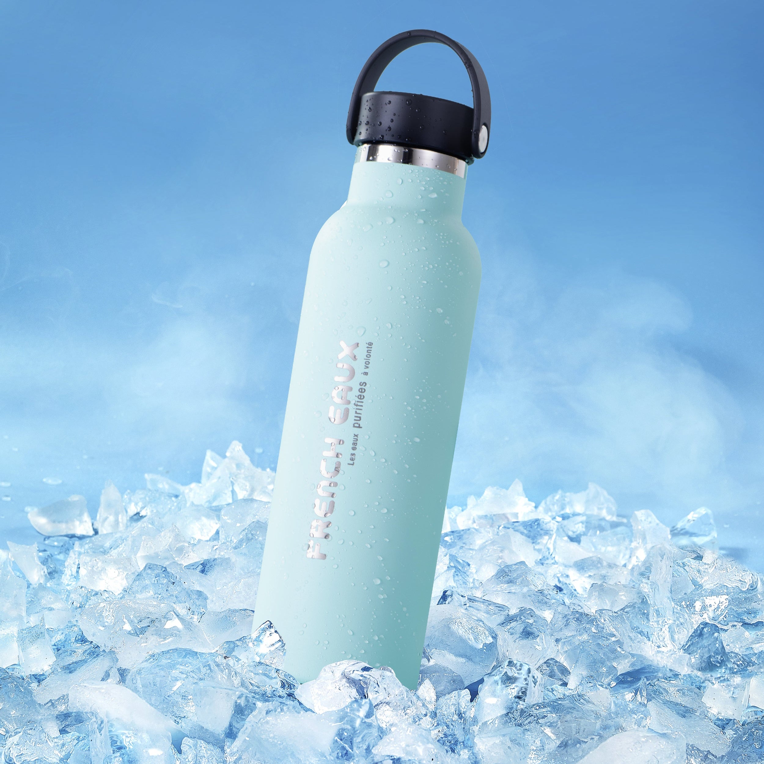 French Eaux 冷暖兩用隨行杯 600ml - 尤加利色