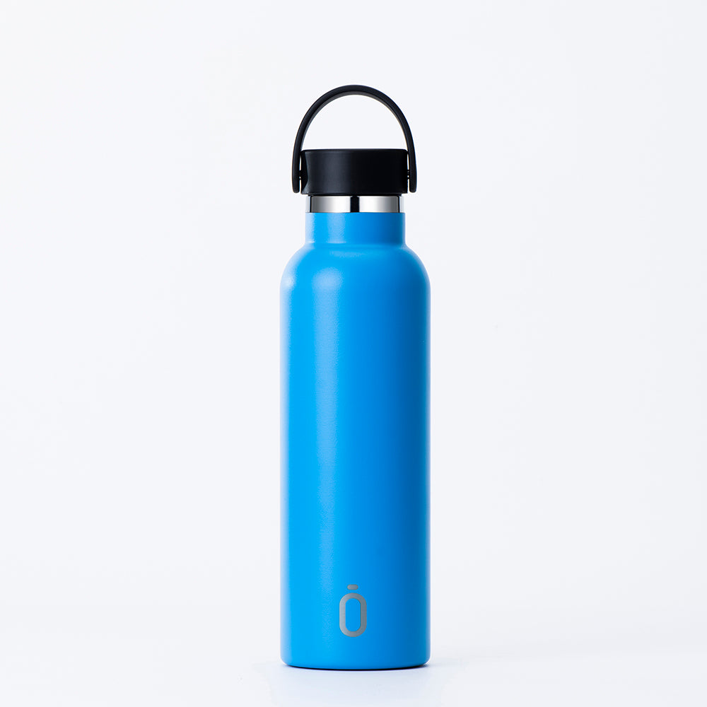 French Eaux Flask Water Bottle 600ml - Blue