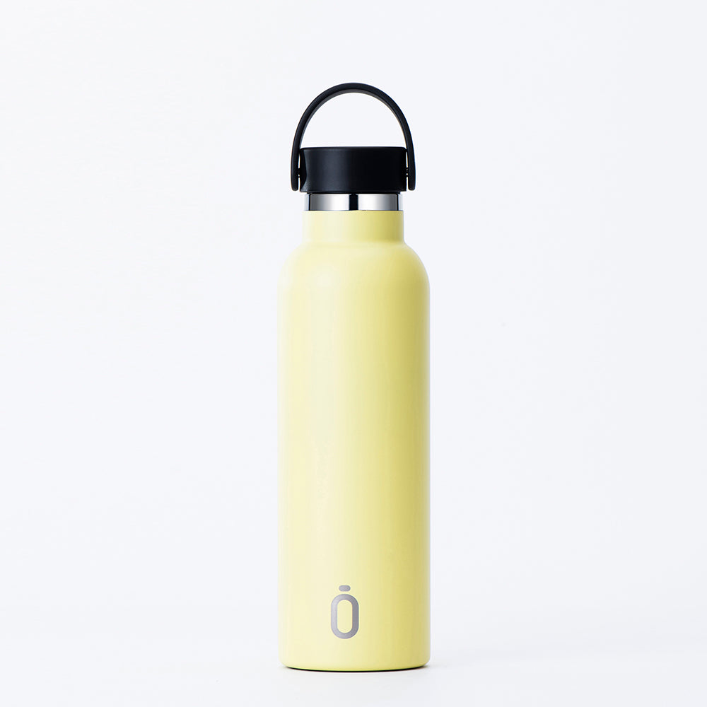 French Eaux Flask Water Bottle 600ml - Lemon