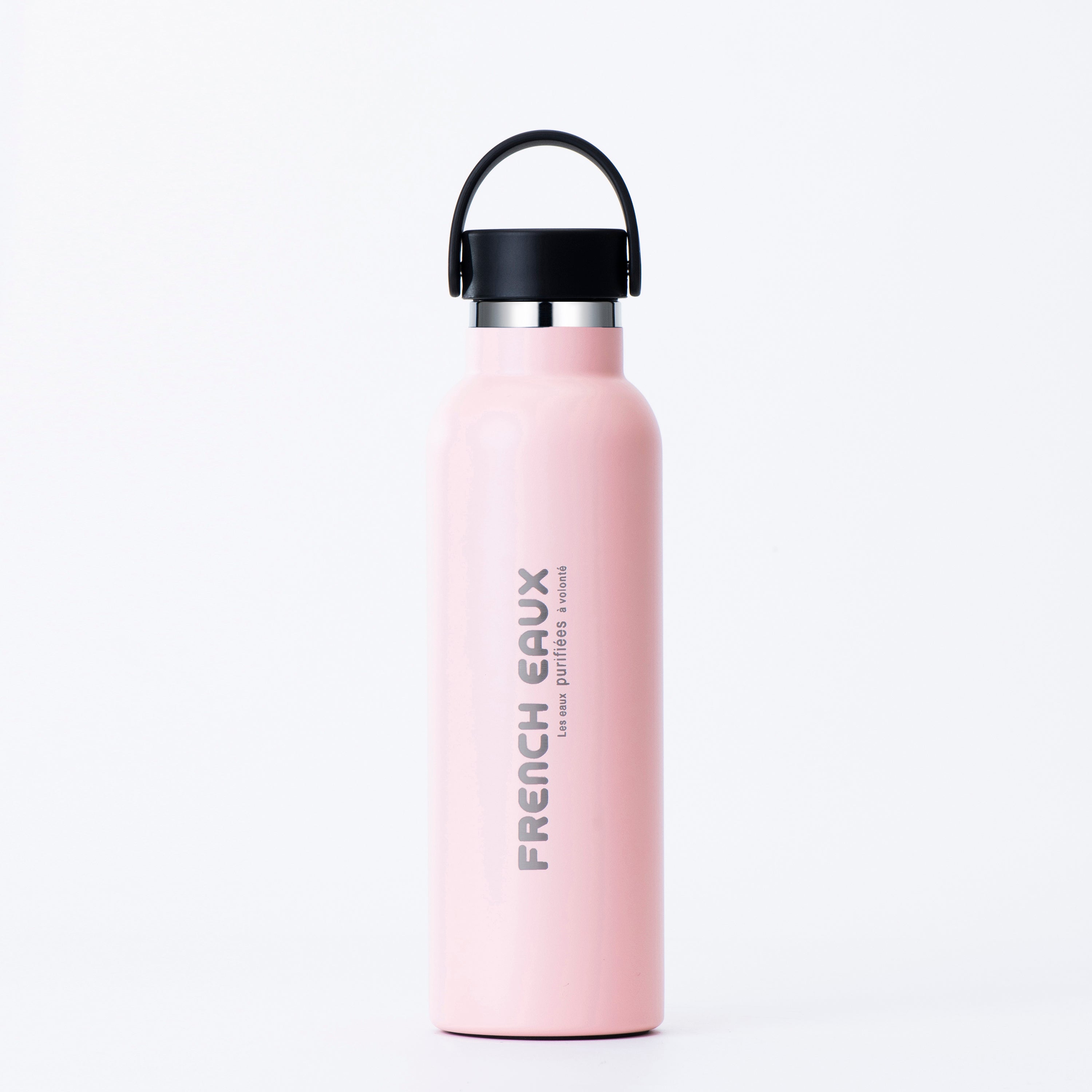 French Eaux Flask Water Bottle 600ml - Cotton Candy