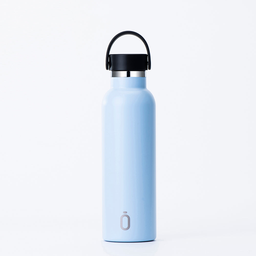 French Eaux Flask Water Bottle 600ml - Sky Blue