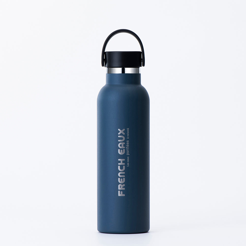 French Eaux Flask Water Bottle 600ml - Ocean